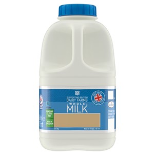 Co-op Whole Fresh Milk 1 Pint