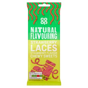 Co-op Strawberry Laces 65g