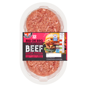 Co-op British Quarter Pounder Burgers