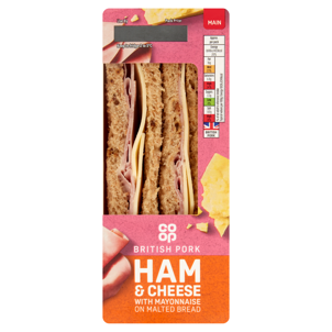 Co-op Ham & Cheese Sandwich