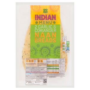 Co-op Garlic & Coriander Naan