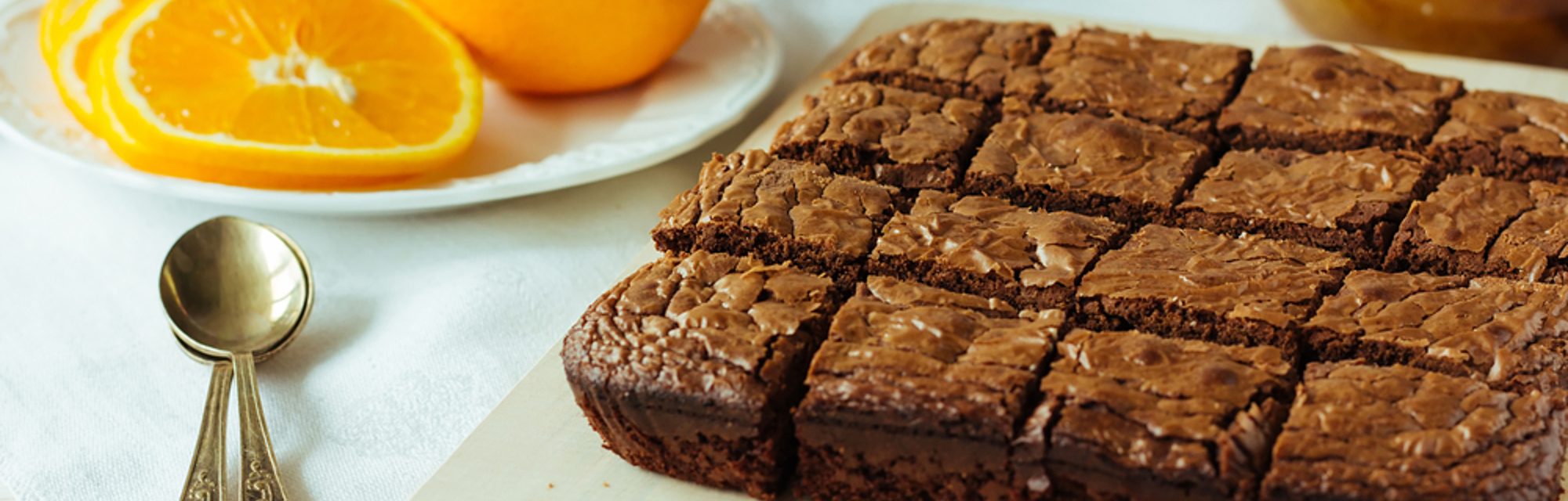 Chocolate orange brownies