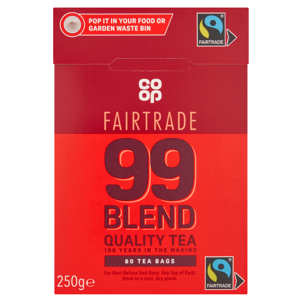 Co-op Fairtrade 99 Tea Blend 80 Tea Bags