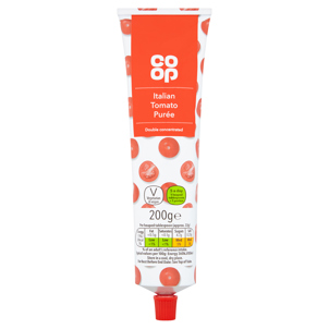 Co-op Double Concentrate Tomato Puree in a Tube