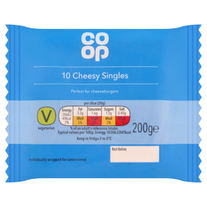 Co-op 10 Cheese Singles