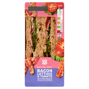 Co-op Bacon, Lettuce & Tomato Sandwich