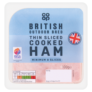 Co-op Thin Sliced Cooked Ham