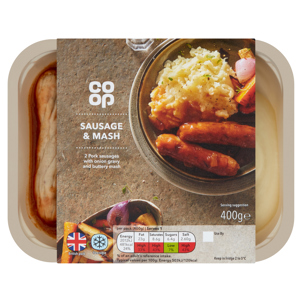 Co-op Sausage and Mash