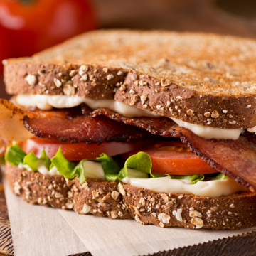 Classic BLT sandwich