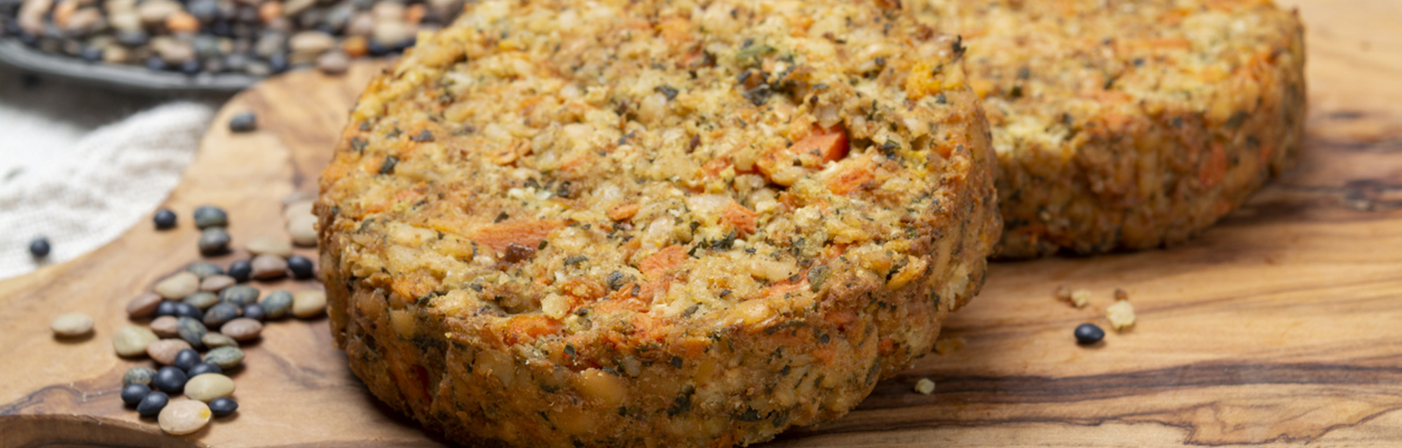 Festive cranberry and lentil bake