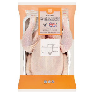 Co-op British Medium Whole Chicken