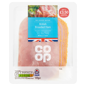 Co-op British Breaded Ham