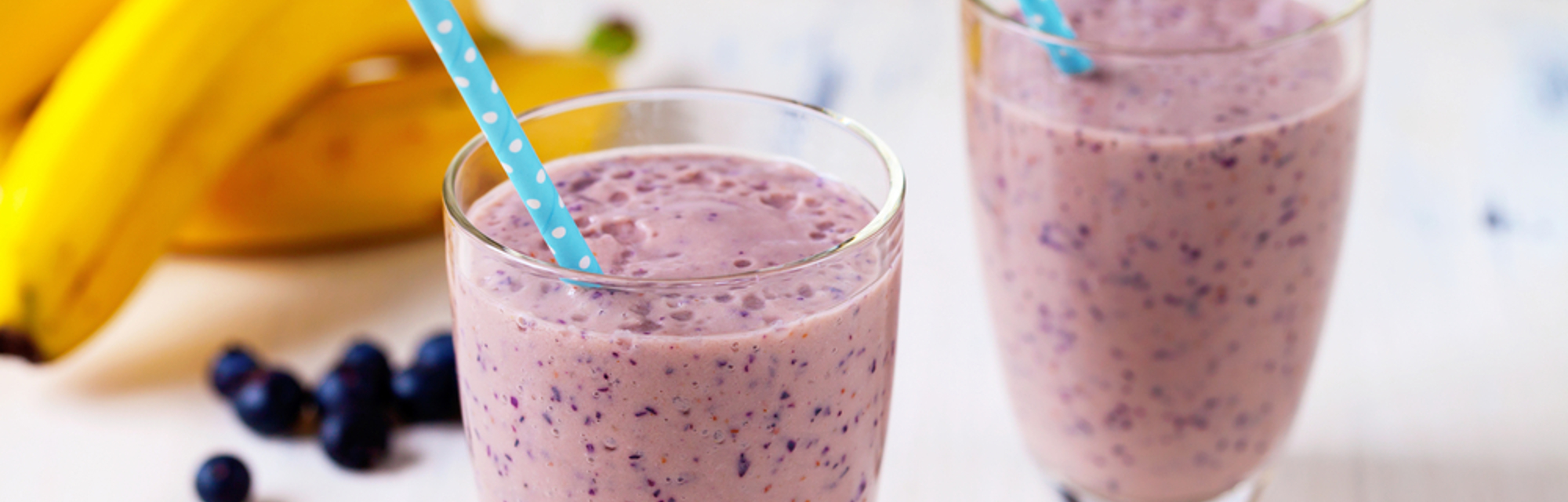 Blueberry & banana smoothie