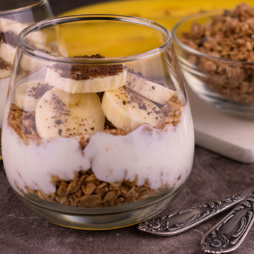 Weetabix banana yoghurt pots