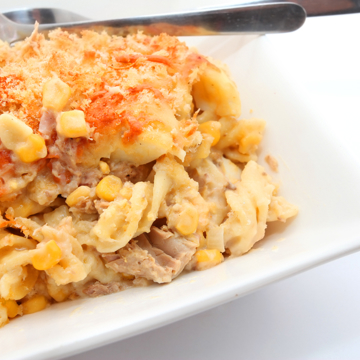 Tuna pasta bake