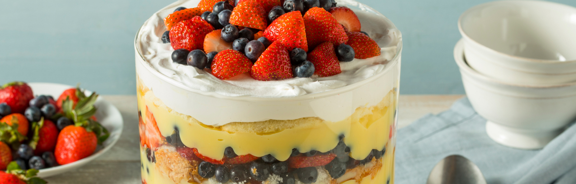 Traditional English trifle