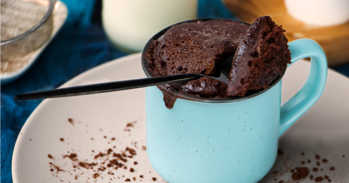 Chocolate Sweet Potato Mug Cake