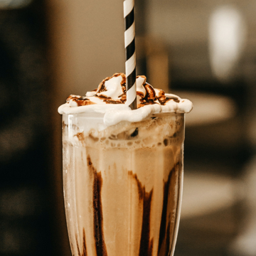 Chocolate orange milkshake