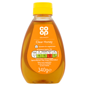 Co-op Squeezy Clear Honey