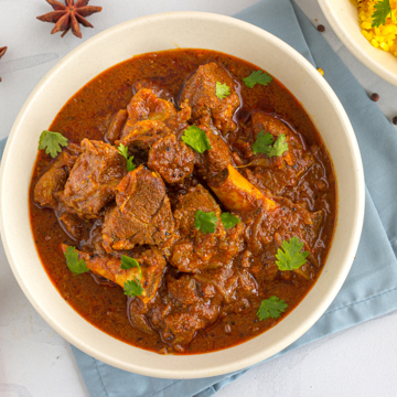 Leftover lamb curry