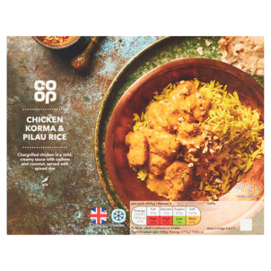 Co-op Chicken Korma and Rice