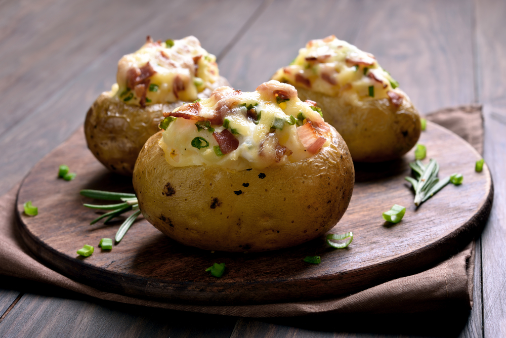 Stuffed Jacket Potatoes Recipe | Nisa Locally