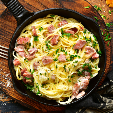 One-pot spaghetti carbonara