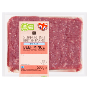 Co-op 5% Lean Beef Steak Mince