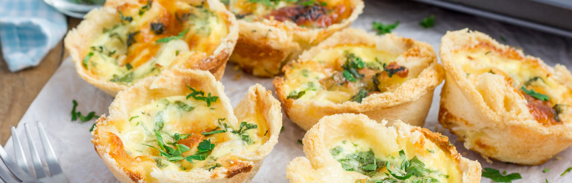 Mini quiche Lorraines